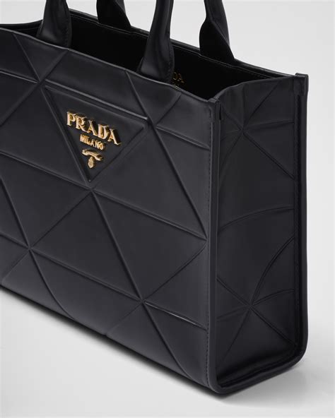 prada triangle bag canvas black|prada symbole bag.